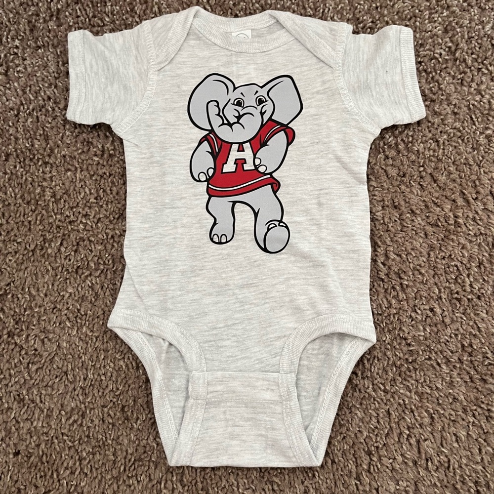 Newborn Alabama Mascot Onesie
